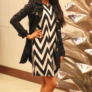 Everly Zig Zag Striped Dress